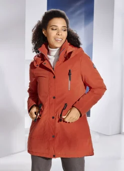 Longjacke mit 2-Wege-Reißverschluss