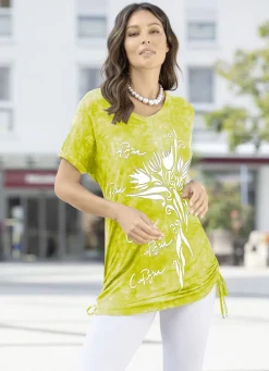 Longshirt in Batik-Optik in 2 Farben