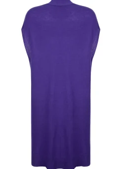 Long-Strickweste aus Kaschmir