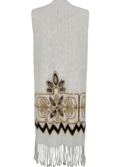 Longweste mit Fransen