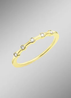 Luxuriöser Damenring aus Gold mit Brillanten