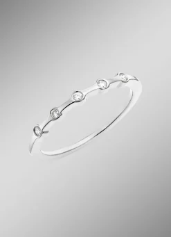 Luxuriöser Damenring aus Weißgold mit Brillanten