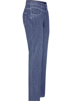 Magic-Jeans mit figurformendem Jeanssattel