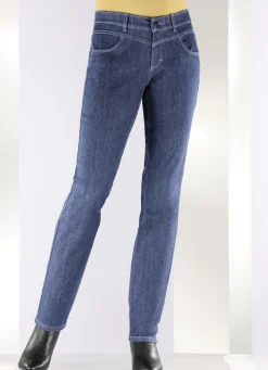 Magic-Jeans mit figurformendem Jeanssattel