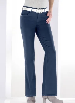 Magic-Jeans mit modisch weiterem Beinverlauf