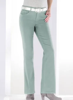 Magic-Jeans mit modisch weiterem Beinverlauf