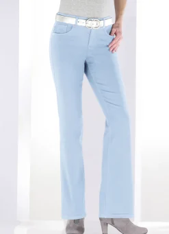 Magic-Jeans mit modisch weiterem Beinverlauf