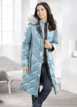 Mantel mit abnehmbarer Kapuze