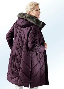 Mantel mit figurfreundlichem Stepp