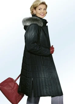 Mantel mit Reißverschluss unter der Druckerleiste