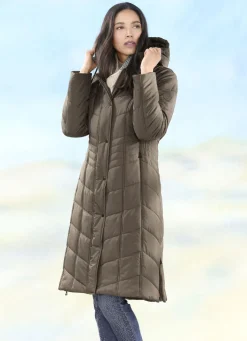 Mantel mit Reißverschluss-Seitenschlitzen