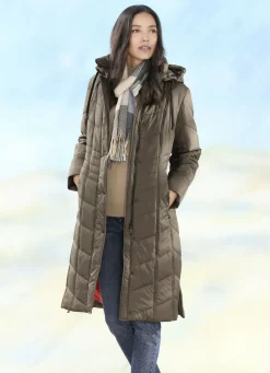 Mantel mit Reißverschluss-Seitenschlitzen