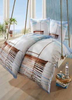 Maritime Bettwäsche-Garnitur