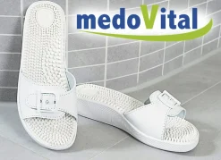 Massage-Pantolette mit anatomisch geformtem Fußbett