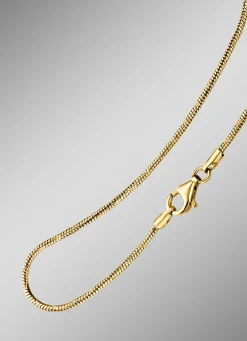 Massive Schlangenkette mit Karabiner Verschluss