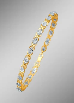 Massives Armband mit Brillanten