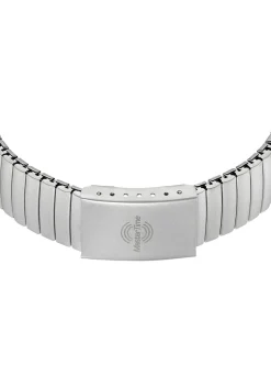 Master Time Funk-Damenuhr mit Edelstahlzugband