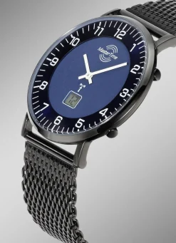 Master Time Funk-Herrenuhr mit Edelstahlband