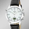 Master Time Funk-Herrenuhr mit Lederband