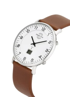 Master Time Funk-Herrenuhr mit Lederarmband