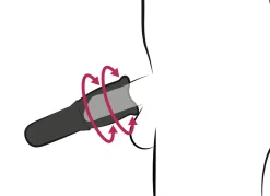 Masturbator mit rotierenden Reizzungen