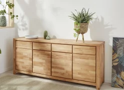 Möbelprogramm mit Massivholzfronten und Softclose