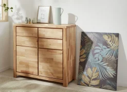 Möbelprogramm mit Massivholzfronten und Softclose