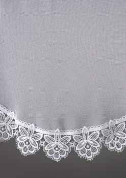 M-Bogen-Store aus echter Plauener Spitze