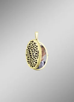 Medaillon mit Leopardenmuster