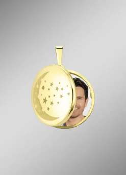 Medaillon zum Öffnen aus Gold