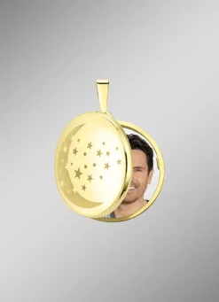 Medaillon zum Öffnen aus Gold