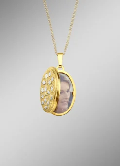 Medaillon zum Öffnen in Bicolor