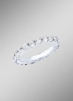 Memoire-Brillantring mit ca. 16 Brillanten