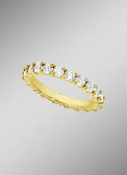 Memoire-Brillantring mit ca. 16 Brillanten