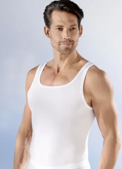 Mey Noblesse Zweierpack Sportjacken aus Feinripp, weiß