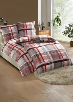 Microfaser Bettwäsche-Garnitur mit Reißverschluss