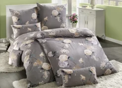 Microfaser Bettwäsche-Garnitur mit Reißverschluss