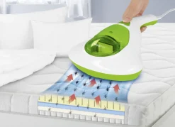 Milbensauger mit UV-C-Lampe