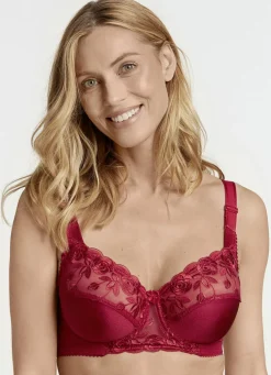 Miss Mary Bügel-BH mit floraler Tüllstickereispitze im Vorderteil