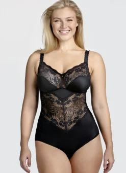 Miss Mary Hosenkorselett mit Elastikspitzeneinsätzen