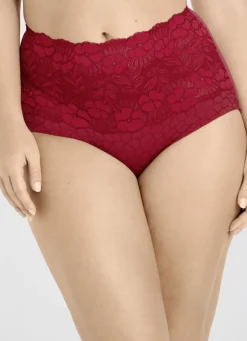 Miss Mary Miederslip mit unterlegter Elastikspitze im Vorderteil