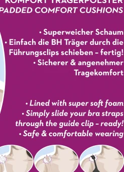 Miss Perfect 1 Paar Trägerpolster