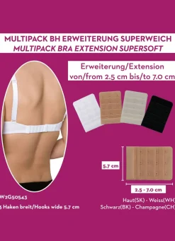 Miss Perfect Wow 2 Go Viererpack BH-Verlängerungen