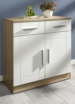 Moderne Kommode mit matten Tiefzieh-Fronten