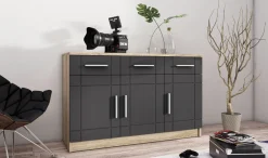 Moderne Kommode mit matten Tiefzieh-Fronten