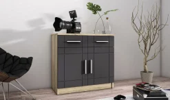 Moderne Kommode mit matten Tiefzieh-Fronten