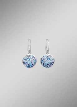 Moderne Ohrringe mit Mosaikmuster