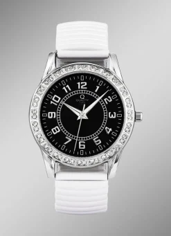 Moderne Quartz-Damenuhr mit Zugband