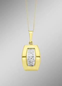 Moderner Anhänger mit Diamant