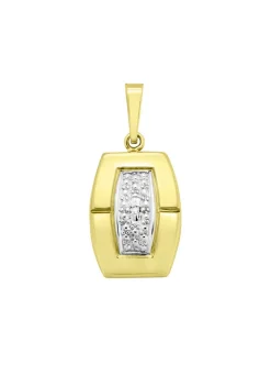 Moderner Anhänger mit Diamant